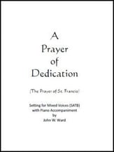 A Prayer of Dedication SATB choral sheet music cover